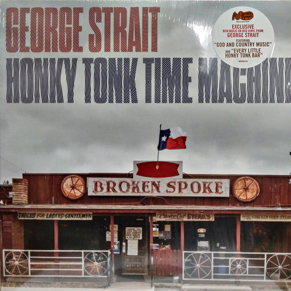 George Strait : Honky Tonk Time Machine (LP, Album, Red)