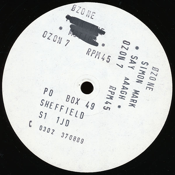 Simon Mark : Say Aaagh (12", W/Lbl)