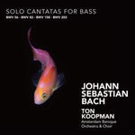 the album cover for Amsterdam Baroque Choir - Solo Cantatas for Bass