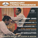 Byron Janis - Prokofiev* - Rachmaninoff* - Kyril Kondrashin* - Moscow Philharmonic Orchestra : Piano Concertos (SACD, Hybrid, Multichannel, Album, RE, RM, 3.0)