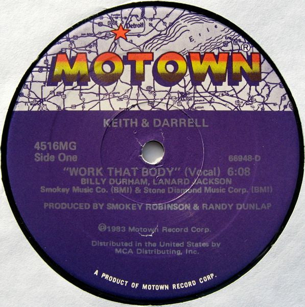 Keith & Darrell : Work That Body (12", Single)