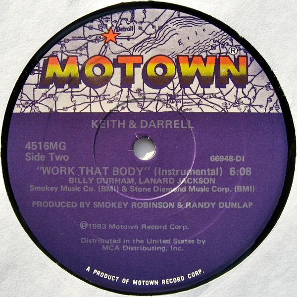 Keith & Darrell : Work That Body (12", Single)