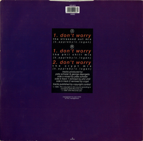 Kim Appleby : Don't Worry (12")