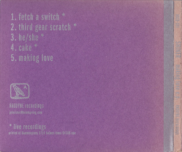 Shiner (5) : Making Love E.P. (CD, EP)