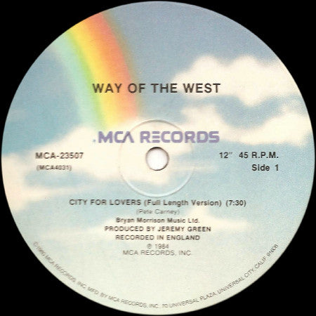 Way Of The West : City For Lovers (12")