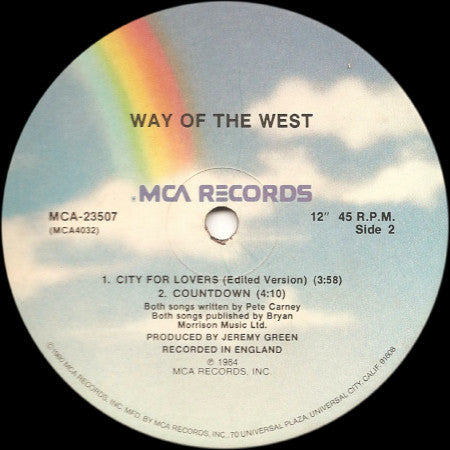 Way Of The West : City For Lovers (12")