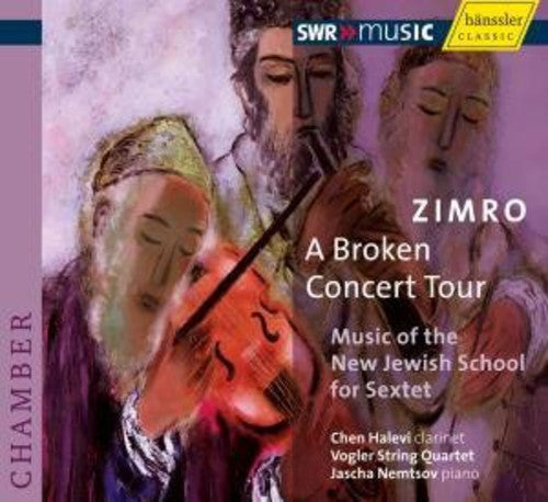 the album cover for Vogler String Quartet - Zimro: Broken Concert Tour
