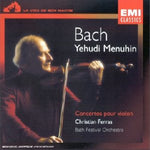 the album cover for Bach JS / Menuhin / Bath Festival Orch - Bach J.S: VLN Ctos