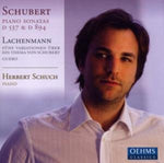 the album cover for Schubert/Lachenmann - Piano Sonata
