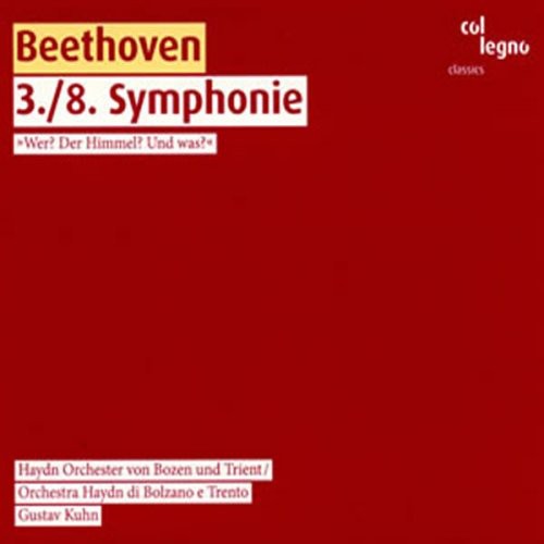 the album cover for Gustav Kuhn - Symphony 3 & 8