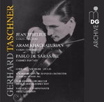 the album cover for Sarasate/Khatchaturian/Sibeliu - Violin Concerto