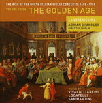 the album cover for Per Monsieur Pisendel - Rise of North Italian Violin Concerto 3: Golden