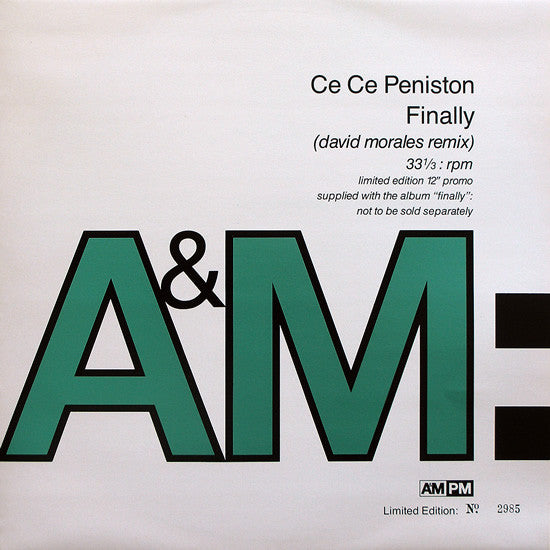 Ce Ce Peniston : Finally (LP, Album + 12", Promo + Ltd, Num)