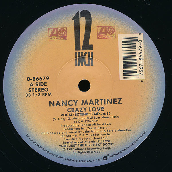 Nancy Martinez : Crazy Love (12")