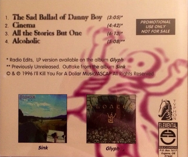 Floater : Danny Boy Plus Three (CD, Promo)