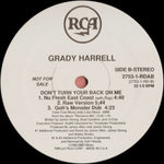 Grady Harrell : Don't Turn Your Back On Me (12", Promo)