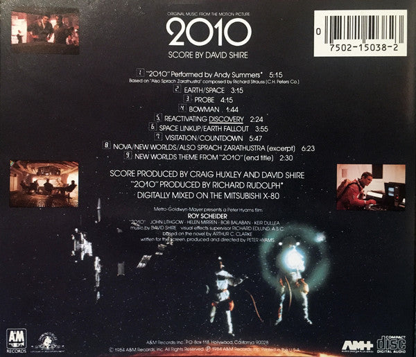 David Shire : 2010 (Original Music From The Motion Picture) (CD, Album, Den)