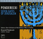 the album cover for Krzysztof Penderecki - Sym No 7 / Seven Gates of Jerusalem for Five