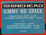 Shinehead : Gimme No Crack (12", Promo)