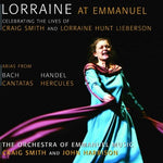 the album cover for Lorraine Hunt Lieberson - Lorraine Hunt Lieberson at Emmanuel