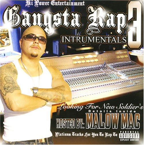 Various Artists - Gangsta Rap Instrumentals, Vol. 3 (CD)
