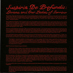 Thomas De Quincey (2) , Read By Laurence R Harvey , Score By Chris Bozzone : Suspiria De Profundis: Levana And Our Ladies Of Sorrow (7", Ltd, Nat)