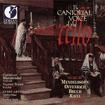 the album cover for Bloemendal / Diaz / Mark / Tryon - Cantoral Voice of the 'Cello