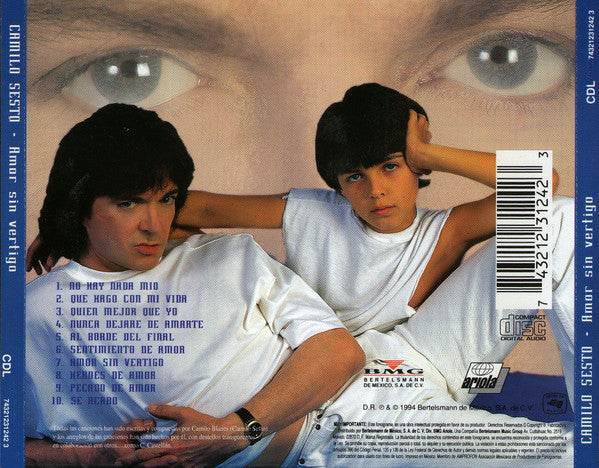 Camilo Sesto : Amor Sin Vértigo (CD, Album)