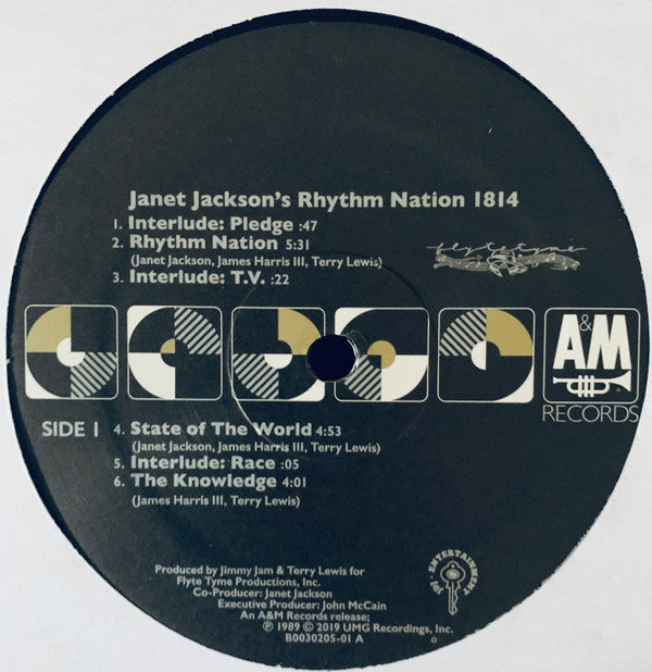 Janet Jackson : Rhythm Nation 1814 (2xLP, Album, RE)