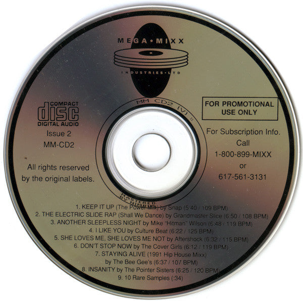 Various : Mega-Mixx Issue 2 (CD, Promo)