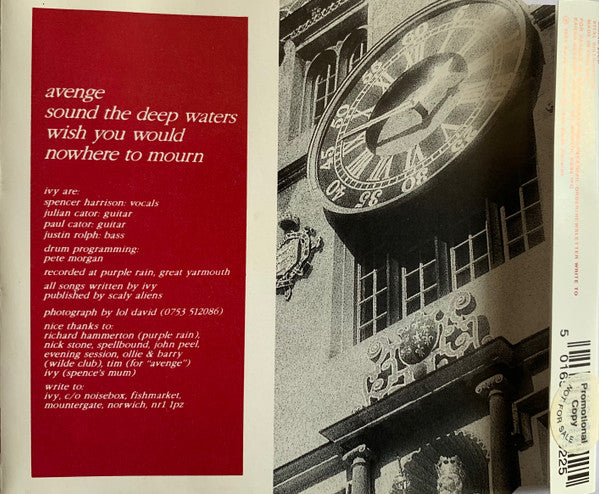 Ivy (5) : Avenge (CD, Single)