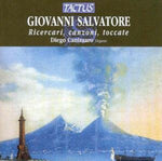 the album cover for Diego Canizzaro - Ricecari Canzoni Toccate