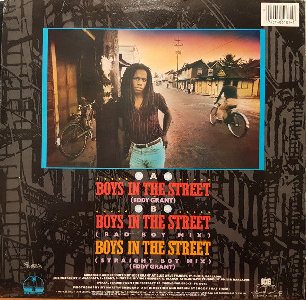 Eddy Grant : Boys In The Street (12")