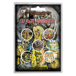 Iron Maiden Early Albums Button Set (Pack of 5)