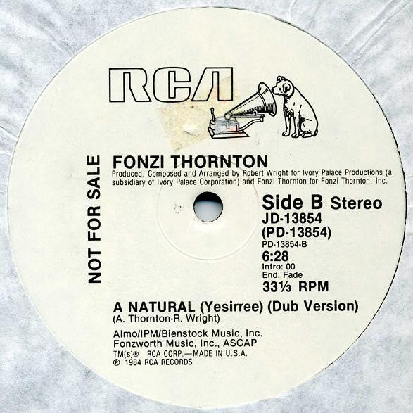 Fonzi Thornton : A Natural (Yesirree) (12", Promo)