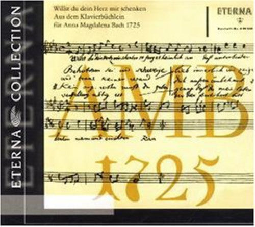 the album cover for J.S. Bach - Piano Book for Anna Magdalena Bach
