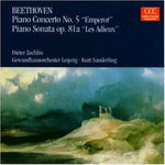 the album cover for L.V. Beethoven - Piano Concerto No 5 Op 73 & Piano Sonata Op 8