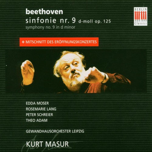 the album cover for L.V. Beethoven - Symphony No 9