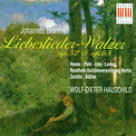 the album cover for J. BRAHMS - Liebeslieder Waltzes Op 52 & Op 65