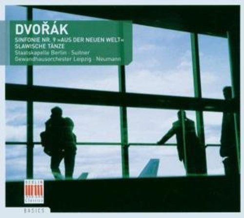 the album cover for A. DVORAK - Symphony No 9 / Slavonic Dances