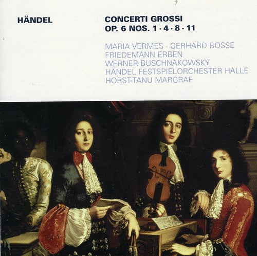 the album cover for G.F. Handel - Concerti Grossi Op 6