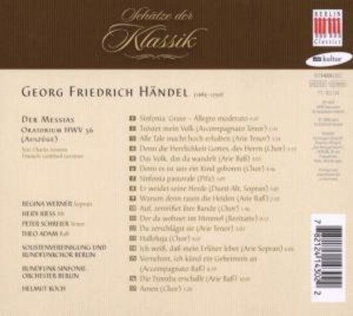 the album cover for G.F. Handel - Messiah: Excerpts