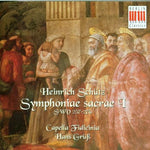 the album cover for H. SCHUTZ - Symphoniae Sacrae I