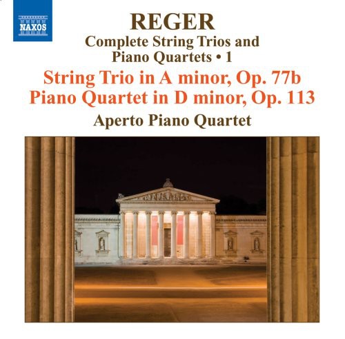 the album cover for Aperto Piano Quartet - Complete String Trios & Piano Quartets