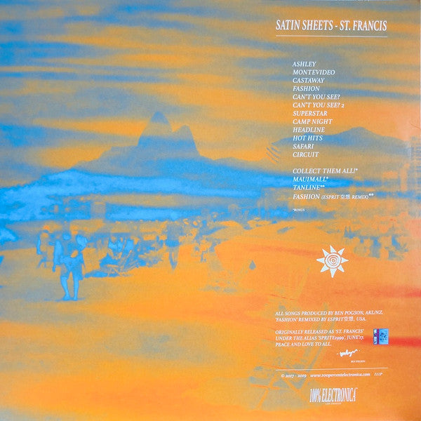 Satin Sheets (2) : St. Francis (LP, Album, Ltd, RE, Ora)