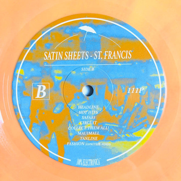 Satin Sheets (2) : St. Francis (LP, Album, Ltd, RE, Ora)