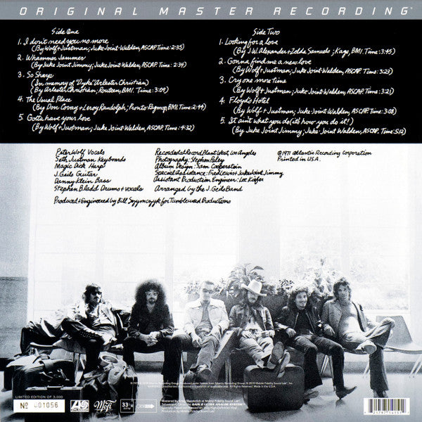 J. Geils Band* : The Morning After (LP, Album, Ltd, Num, RE)