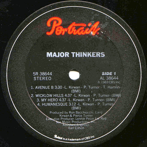 Major Thinkers* : Major Thinkers (LP, MiniAlbum)