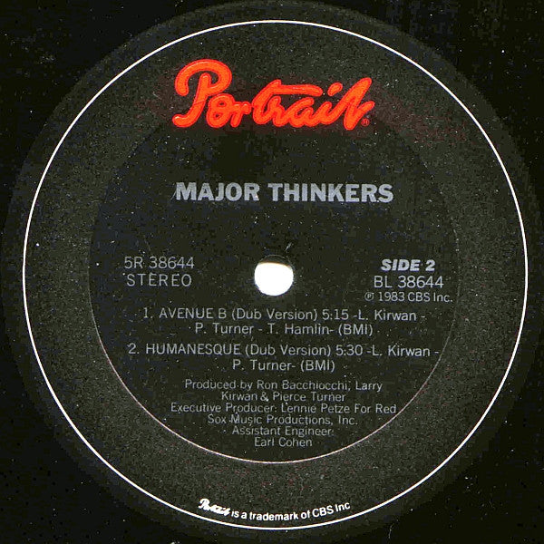 Major Thinkers* : Major Thinkers (LP, MiniAlbum)