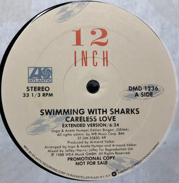 Swimming With Sharks : Careless Love (12", Promo, AR )